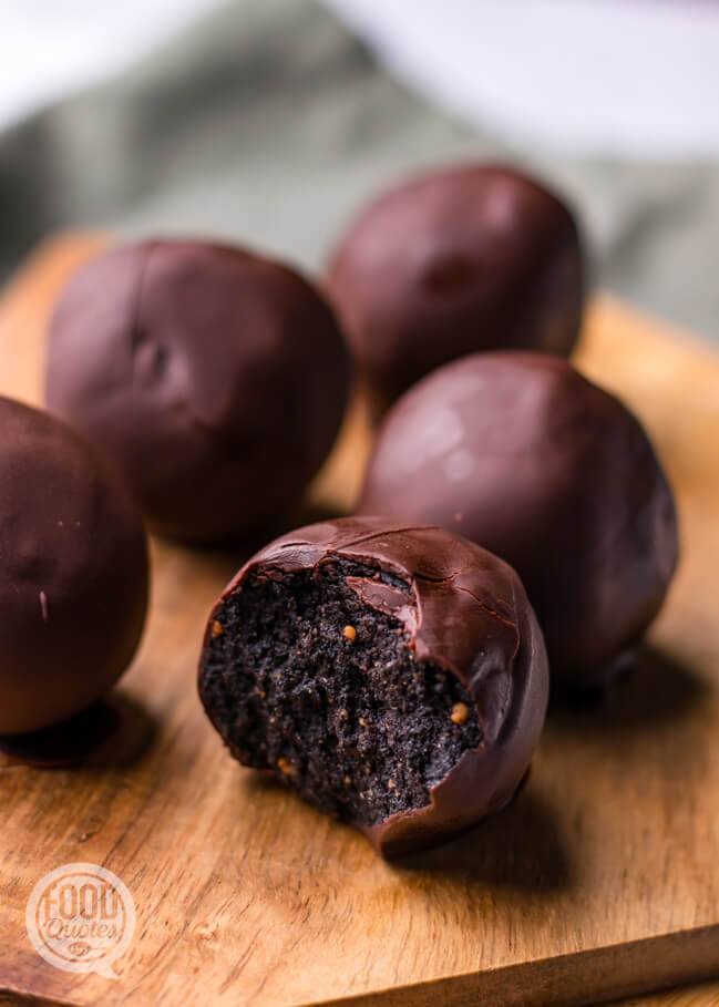 Brownie cottage-cheese balletjes