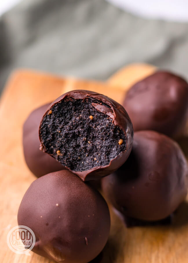 Brownie cottage-cheese balletjes